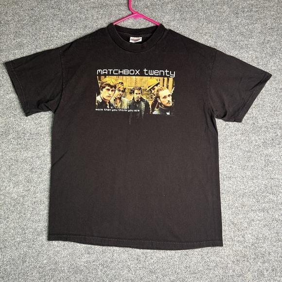 Hanes Heavyweight Other - Vintage Matchbox Twenty 2003‎ Tour T-shirt Adult Size Large Black Music Band